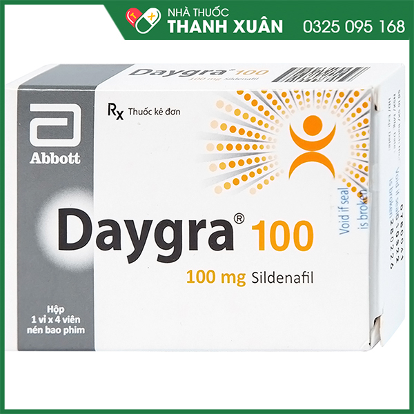 Daygra 100 thuốc điều trị rối loạn cương dương